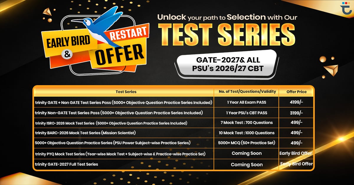 Early Bird Registration – GATE & PSU Online Test Series for 2026/27